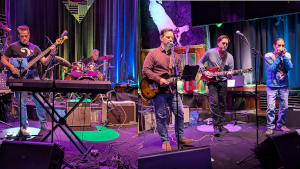 EvenFlow in Geneva experiencing the Blues Drifters in action.