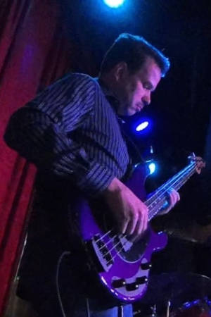 Matt the man on bass.